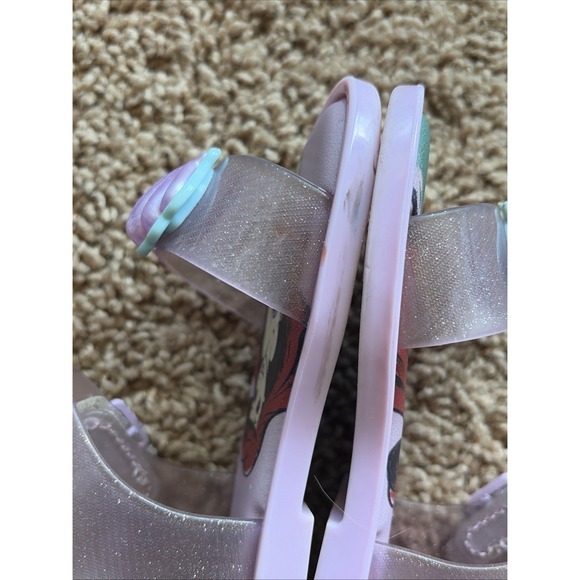 Mini Melissa Disney Mar Sandal Princess Ariel Little Mermaid Sandals Shoes 8 - Picture 7 of 16
